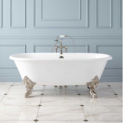 Magliezza Чугунная ванна Patricia 183x80 (ножки хром) – фотография-5